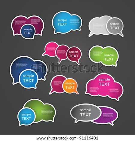 Colorful Labels, Tags