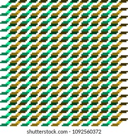Colorful ladder unfolded patterns
