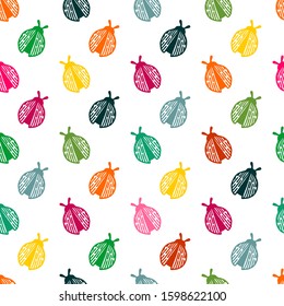 colorful lady bug repeated seamless pattern vector