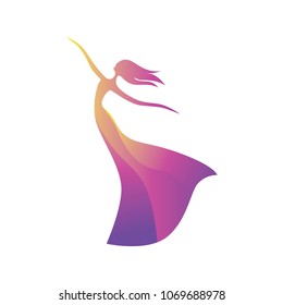 colorful lady dance