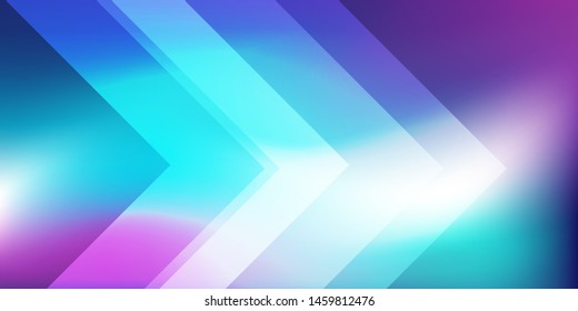 Colorful landing page. Blurred purple and blue teal color gradient background with minimal geometric shapes composition. Vector illustration for your graphic design, banner, poster, website. 