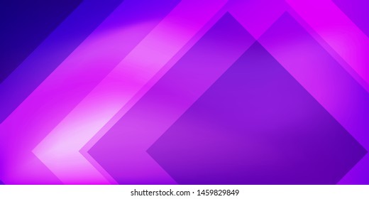 Colorful landing page. Blurred purple and pink color gradient background with minimal geometric shapes composition. Vector illustration for your graphic design, banner, poster, website. 