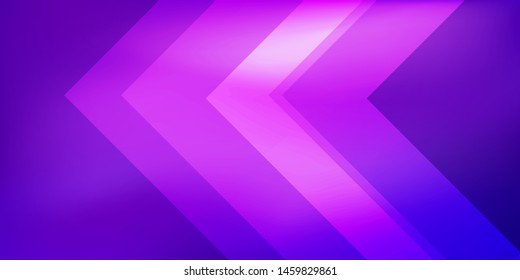 Colorful landing page. Blurred purple and pink color gradient background with minimal geometric shapes composition. Vector illustration for your graphic design, banner, poster, website. 