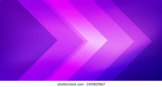 Colorful landing page. Blurred purple and pink color gradient background with minimal geometric shapes composition. Vector illustration for your graphic design, banner, poster, website. 