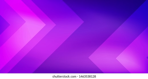 Colorful landing page. Blurred purple and pink color gradient background with minimal geometric shapes composition. Vector illustration for your graphic design, banner, poster, website. 