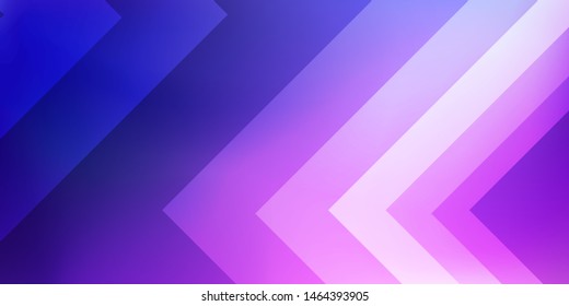Colorful landing page. Blurred purple and pink trendy color gradient background with minimal geometric shapes composition. Vector illustration for your graphic design, banner, poster, website. 