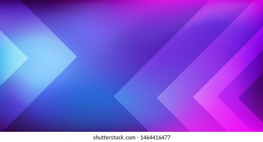 Colorful landing page. Blurred purple and blue pink color gradient background with minimal geometric shapes composition. Vector illustration for your graphic design, banner, poster, website. 