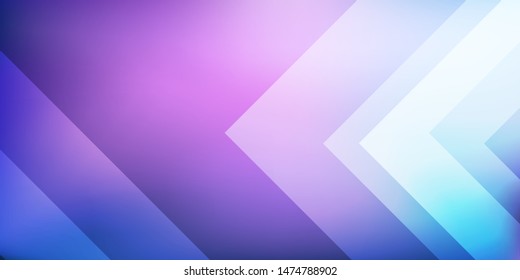 Colorful landing page. Blurred purple and blue pink color gradient background with minimal geometric shapes composition. Vector illustration for your graphic design, banner, poster, website. 