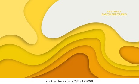 colorful landscape papercut background, dynamic curve graphic layout backdrop