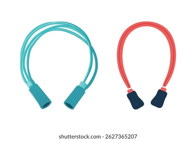 Colorful Lanyards Teal Coral Design Template
