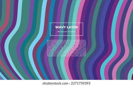 Colorful layer background template copy space for poster, banner, brochure, card, landing page, leaflet, pamphlet, or booklet cover