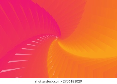 Colorful layered star design with dynamic geometric lines