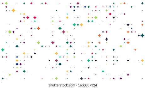 Colorful layout ,  vector layout with star. geometric pattern with rhombuses. Futuristic twisted grunge pattern star. illustration with star. The pattern can be used for fabric and wallpapers.