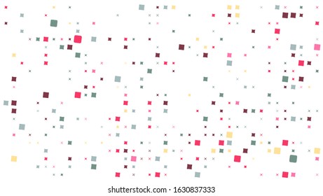 Colorful layout ,  vector layout with star. geometric pattern with rhombuses. Futuristic twisted grunge pattern star. illustration with star. The pattern can be used for fabric and wallpapers.