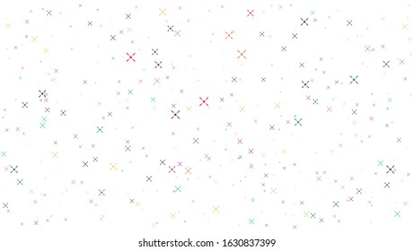 Colorful layout ,  vector layout with star. geometric pattern with rhombuses. Futuristic twisted grunge pattern star. illustration with star. The pattern can be used for fabric and wallpapers.