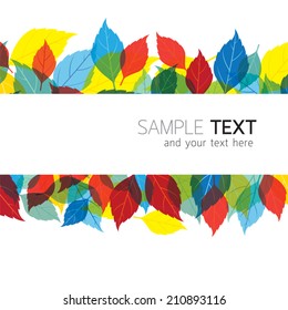 Colorful Leaves Background
