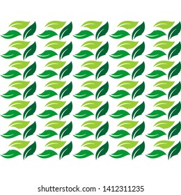 Colorful Leaves background pattern - Illustration , Textile, Plant, Leaf, Wallpaper,white background,Painted Image, Springtime, Season, Leaf,wallpaper