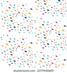 Colorful leaves pattern flying in the wind