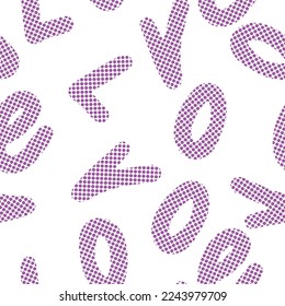 Colorful leaves. Seamless abstract pattern with colored plants. Stylish design of fabric, packaging, tableware