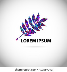 Colorful leaves. Vector