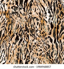 colorful leopard meter pattern suitable for textile