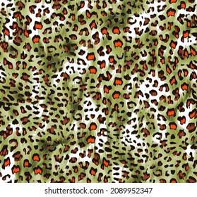 colorful leopard meter pattern suitable for textile