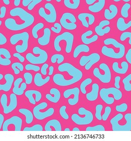 colorful leopard seamless pattern design vector for fabric