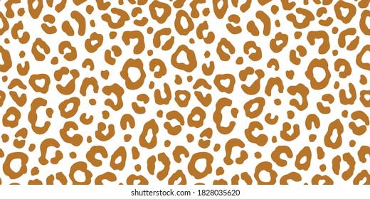 Colorful leopard seamless pattern. Fashion stylish vector texture.