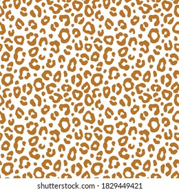 Colorful leopard seamless pattern. Fashion stylish vector texture.