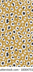 Colorful leopard seamless pattern. Fashion stylish vector texture.