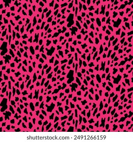 colorful Leopard Skin Texture Pattern Vector. Seamless Animal Skin Pattern. Leopard Camouflage animal. Leopard pattern textile design watercolor animal safari design art.
