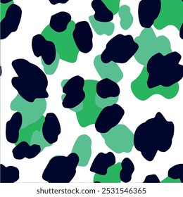 colorful Leopard Skin Texture Pattern Vector. Seamless Animal Skin Pattern. Leopard Camouflage animal. Leopard pattern textile design watercolor animal safari design art.