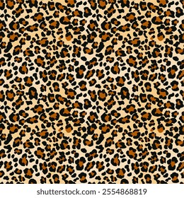 colorful Leopard Skin Texture Pattern Vector. Seamless Animal Skin Pattern. Leopard Camouflage animal. Leopard pattern textile design watercolor animal safari design art.