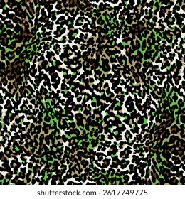 colorful Leopard Skin Texture Pattern Vector. Seamless Animal Skin Pattern. Leopard Camouflage animal. Leopard pattern textile design watercolor animal safari design art. Leopard skin colorful pattern