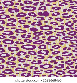 colorful Leopard Skin Texture Pattern Vector. Seamless Animal Skin Pattern. Leopard Camouflage animal. Leopard pattern textile design watercolor animal safari design art.