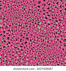 colorful Leopard Skin Texture Pattern Vector. Seamless Animal Skin Pattern. Leopard Camouflage animal. Leopard pattern textile design watercolor animal safari design art.