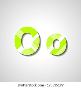 Colorful letter alphabet, abstract  illustration