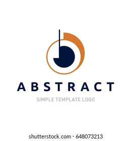 colorful letter b font logo design isolated on white background for business visual identity