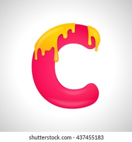 Colorful letter C logo design template. Stylish vector icon
