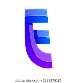 colorful letter E icon logo design 