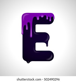 Colorful letter E logo design template. Stylish vector icon