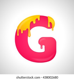 Colorful letter G logo design template. Stylish vector icon