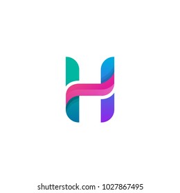 Letter H Logo Icon Design Template Stock Vector (royalty Free) 257898641