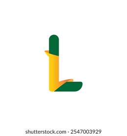 Colorful Letter L Vector Logo Design. Vector illustration.