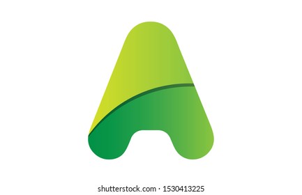Colorful Letter A Logo Abstract Vector Letters