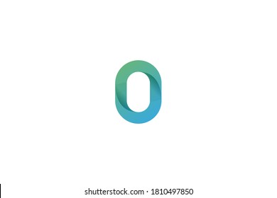 Colorful letter O logo design , modern letter O logo . vector illustration eps10