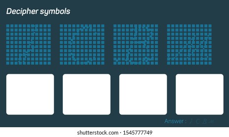 Colorful letter puzzle. Locate the given data and type it in the space below.