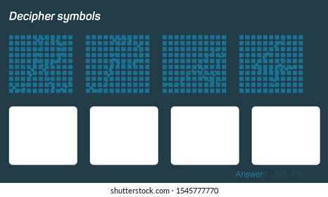 Colorful letter puzzle. Locate the given data and type it in the space below.