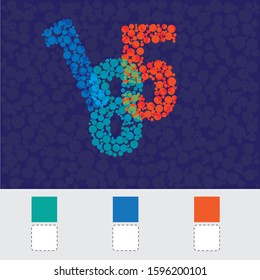 Colorful letter puzzle - Practice Intelligence questions