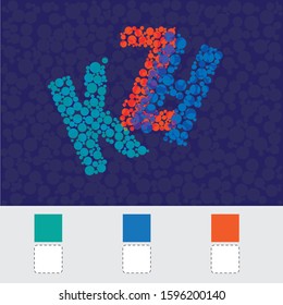 Colorful letter puzzle - Practice Intelligence questions